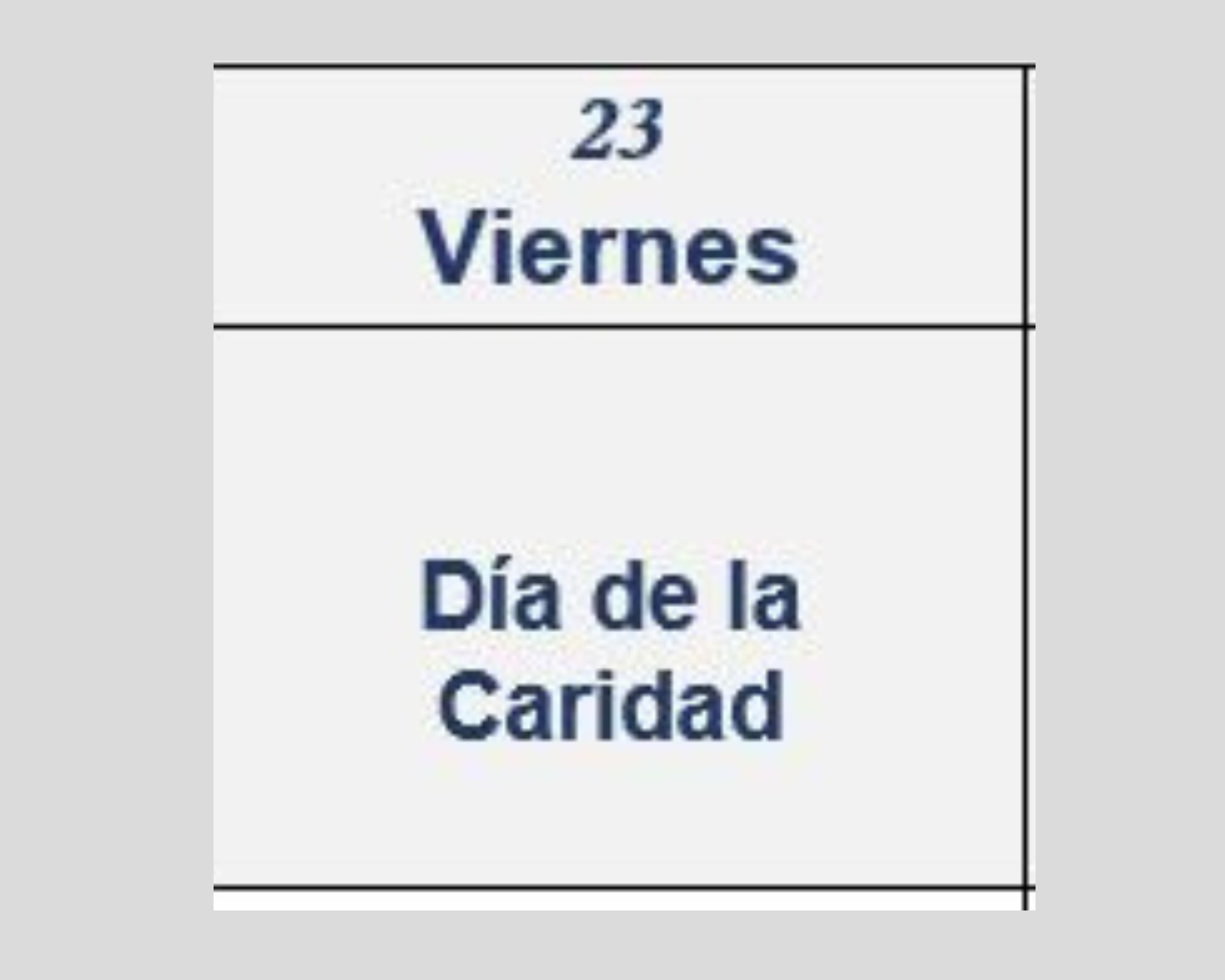 VIERNES 23